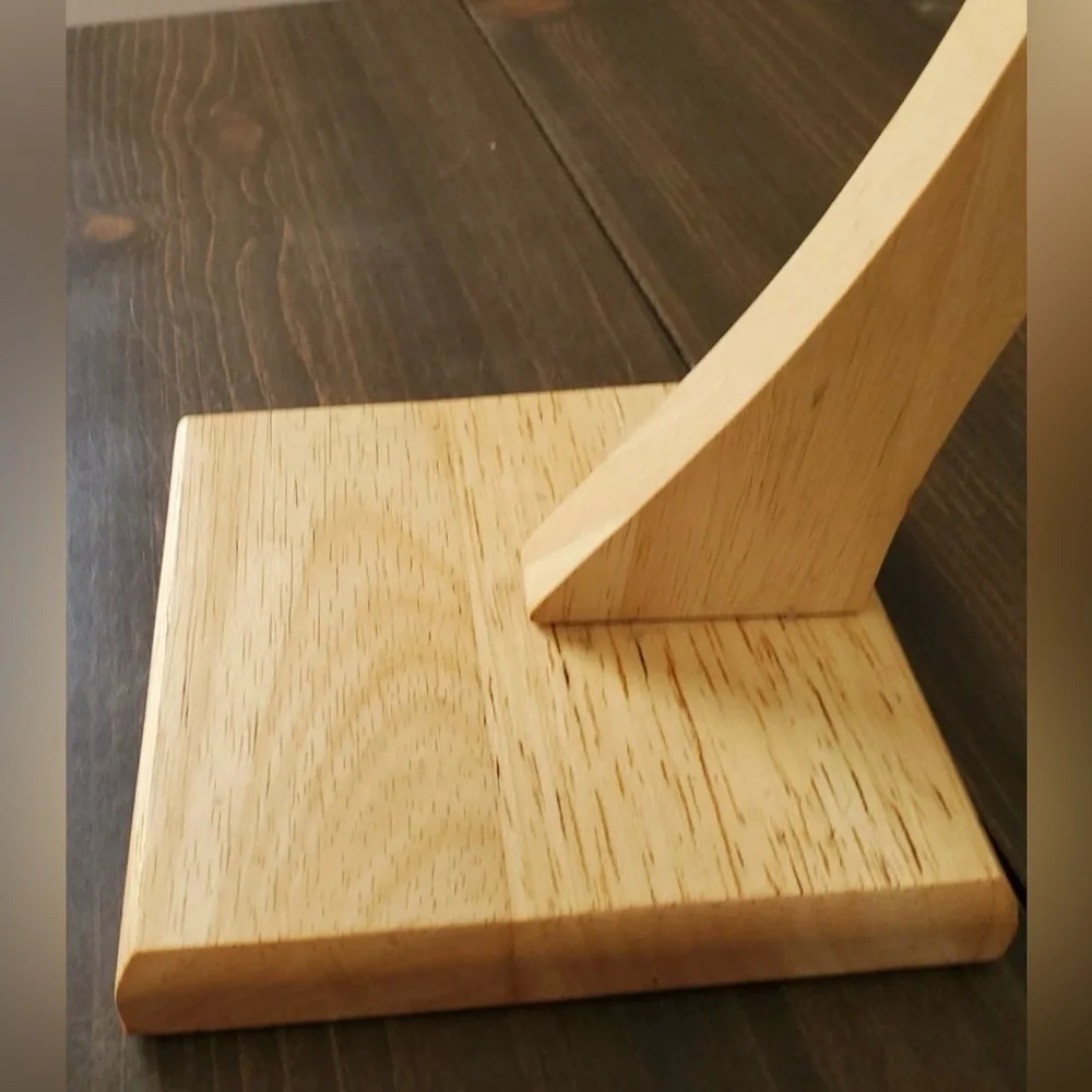 Vintage Kamenstein Wood Banana Holder Stand Retro Countertop Fruit Kitchen Decor
